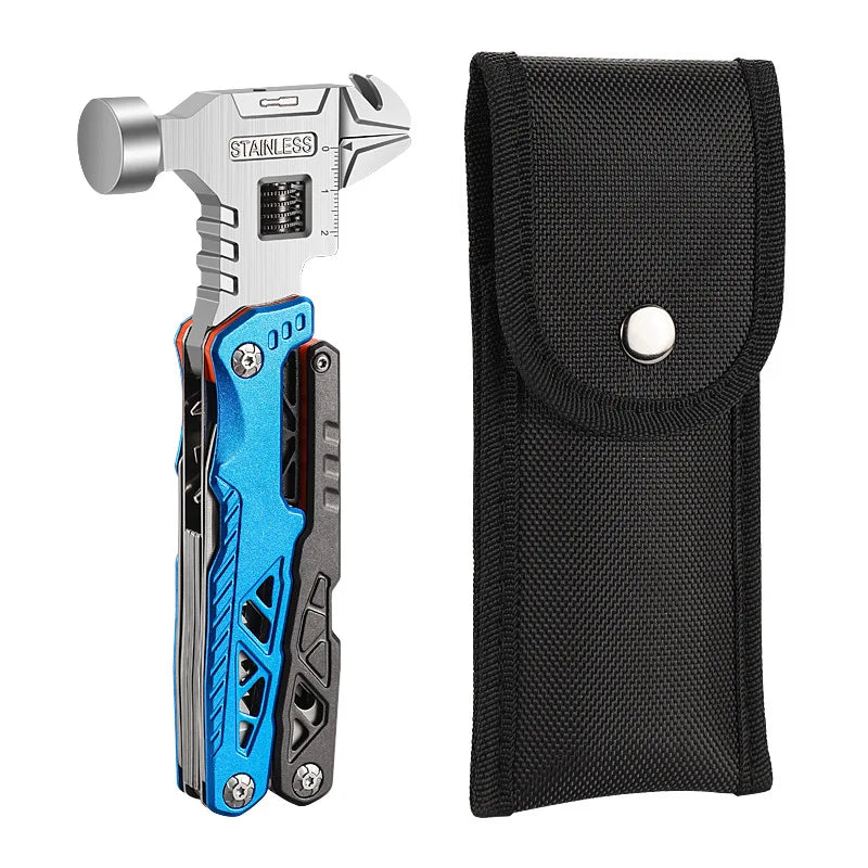 All-in-One Emergency Tool โ Hammer, Pliers, Wrench & More in One