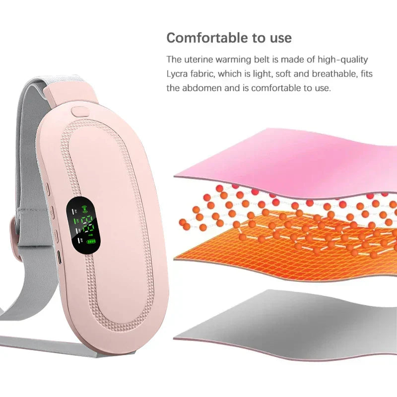 Warm Palace Belt โ Heated Abdominal Massager for Cramp Relief