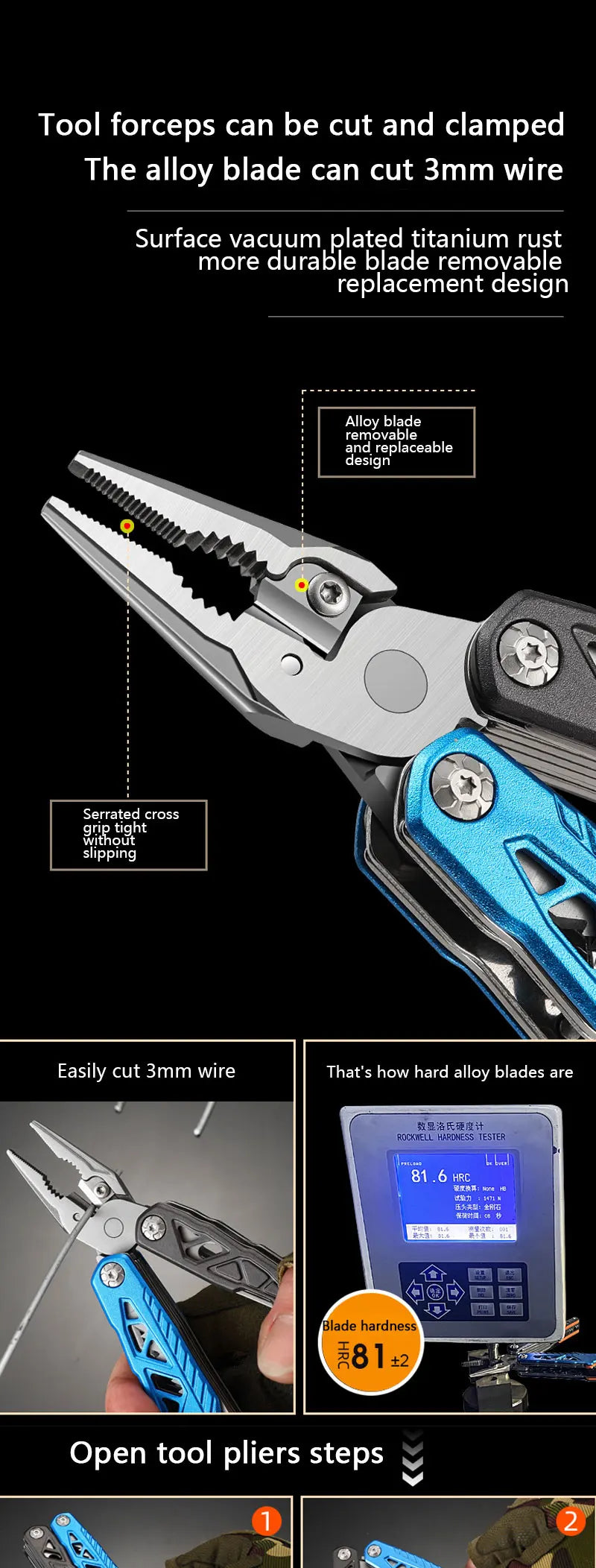 All-in-One Emergency Tool โ Hammer, Pliers, Wrench & More in One