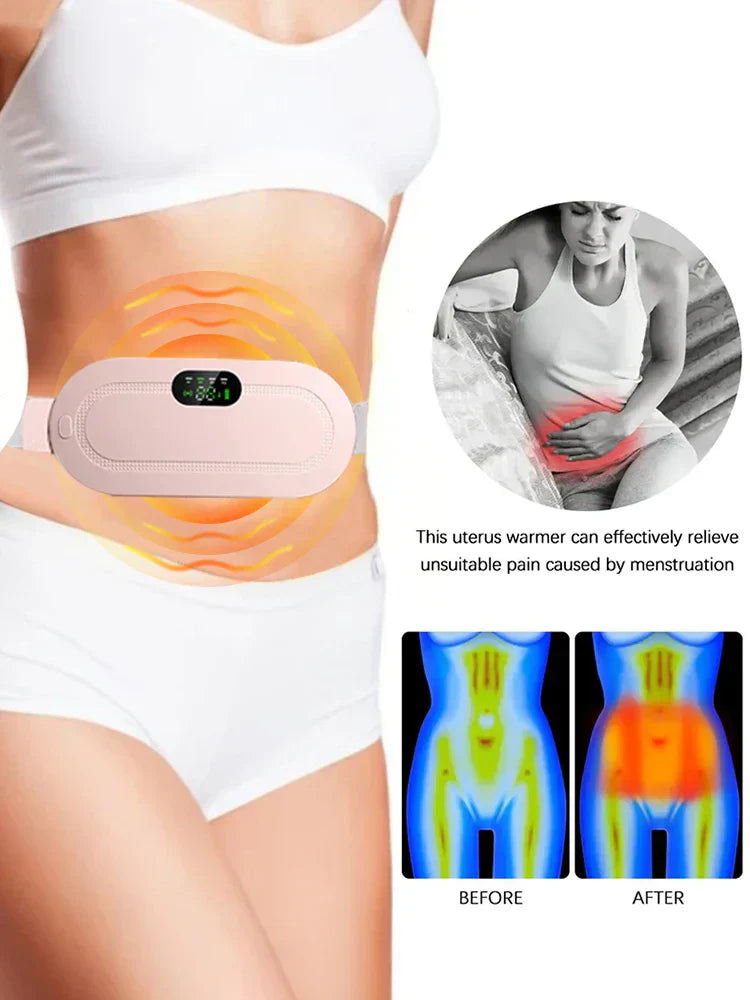 Warm Palace Belt โ Heated Abdominal Massager for Cramp Relief