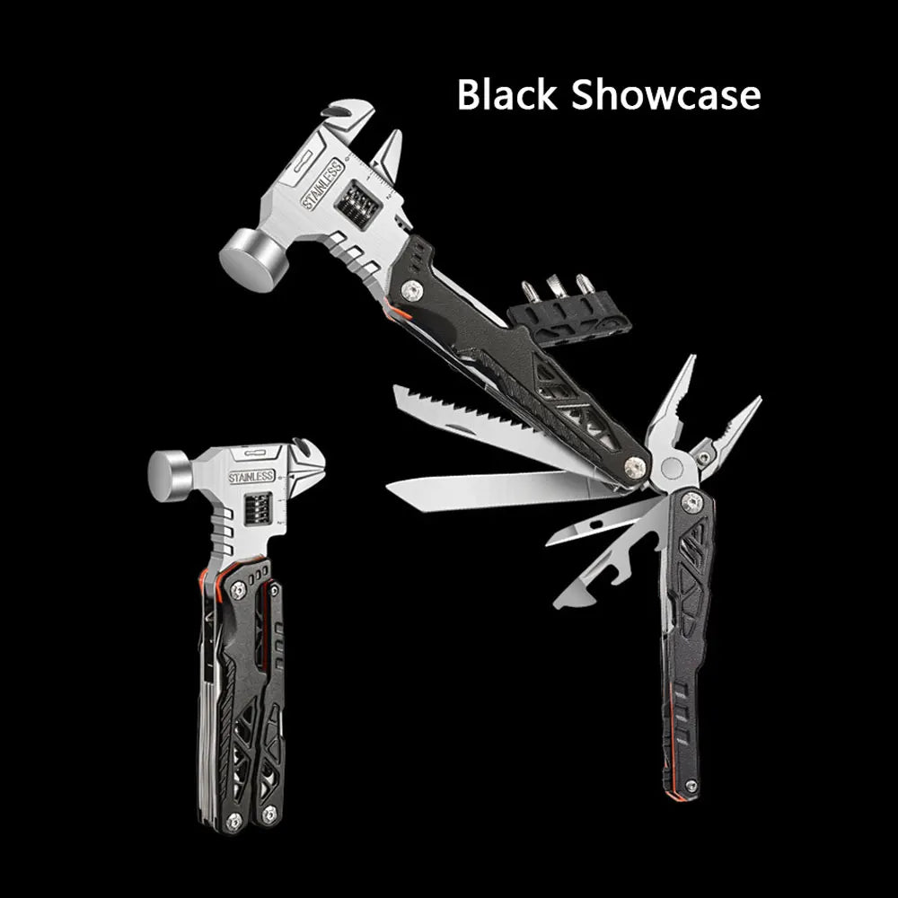 All-in-One Emergency Tool โ Hammer, Pliers, Wrench & More in One