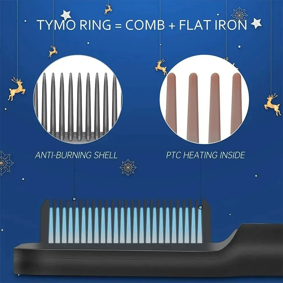 3 in 1 Professional Quick Heated Electric Hot Comb