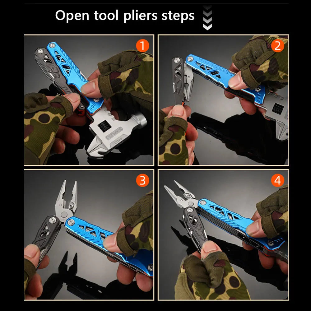 All-in-One Emergency Tool โ Hammer, Pliers, Wrench & More in One