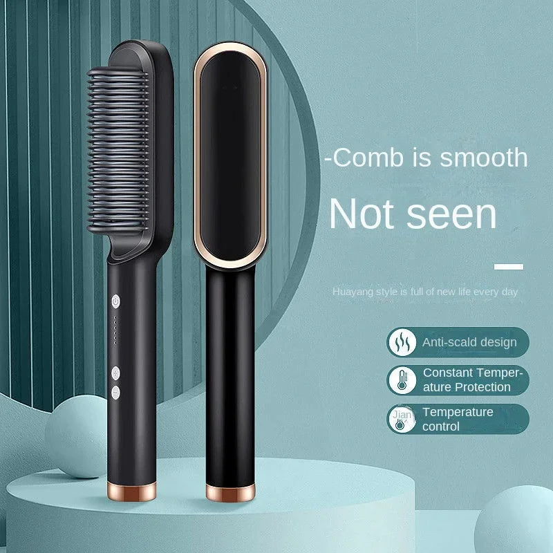 3 in 1 Professional Quick Heated Electric Hot Comb