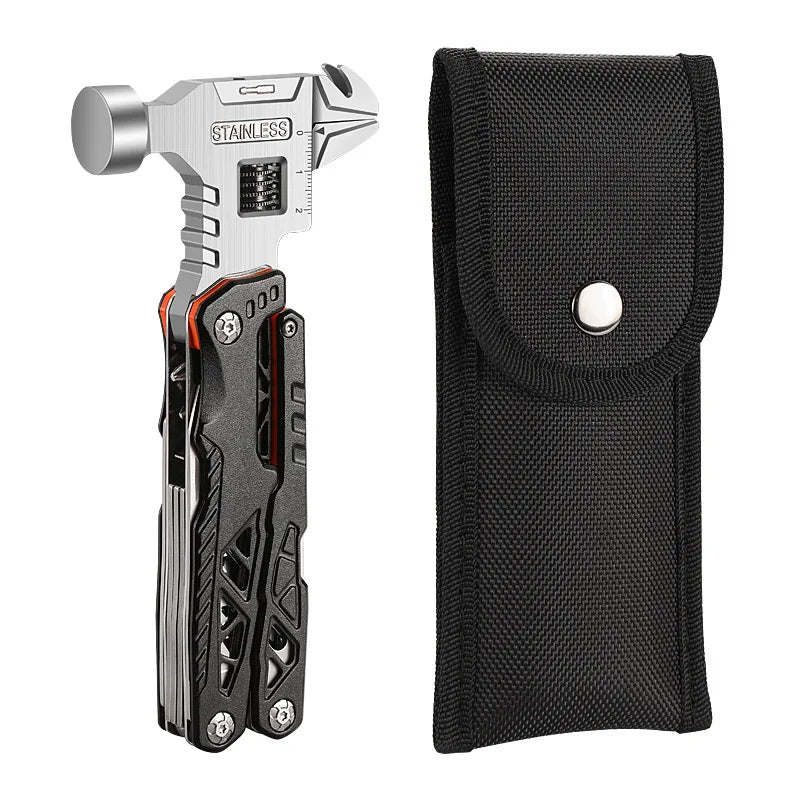 All-in-One Emergency Tool โ Hammer, Pliers, Wrench & More in One