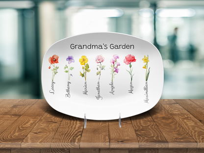 Grandma's Garden Platter