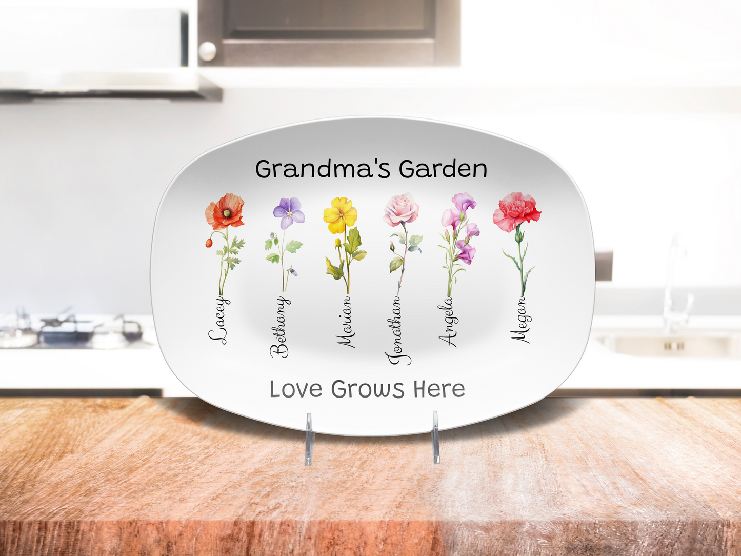 Grandma's Garden Platter