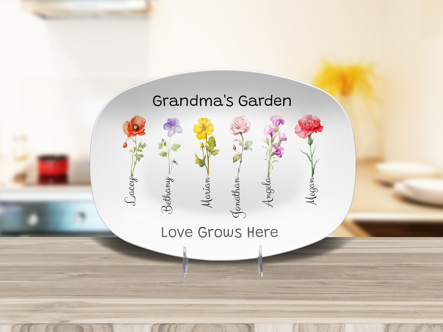 Grandma's Garden Platter
