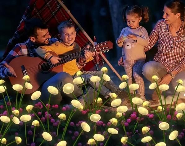 GlowShroom Solar Garden Lights | Waterproof Jellyfish & Mushroom Outdoor Lamps