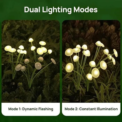 GlowShroom Solar Garden Lights | Waterproof Jellyfish & Mushroom Outdoor Lamps