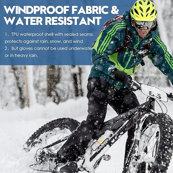 🎁Windproof Winter Gloves Touchscreen Gloves Thermal Warm Gloves for Men and Women