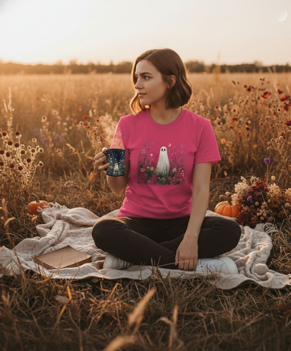 Gentle Ghost in Wildflowers
