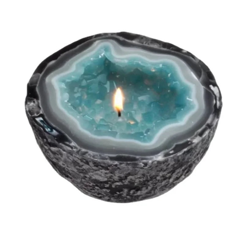 AuraGlow™ Crystal Healing Candle 🔮✨