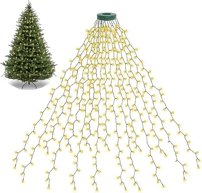 TwinkleFall™ Waterproof Holiday Light Ring