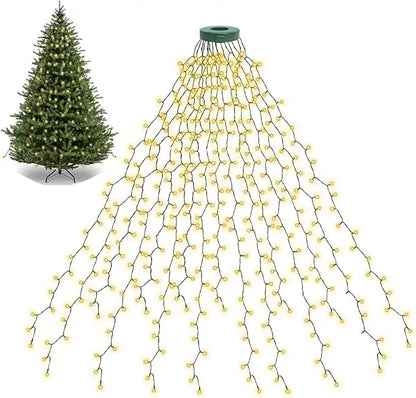 TwinkleFall™ Waterproof Holiday Light Ring