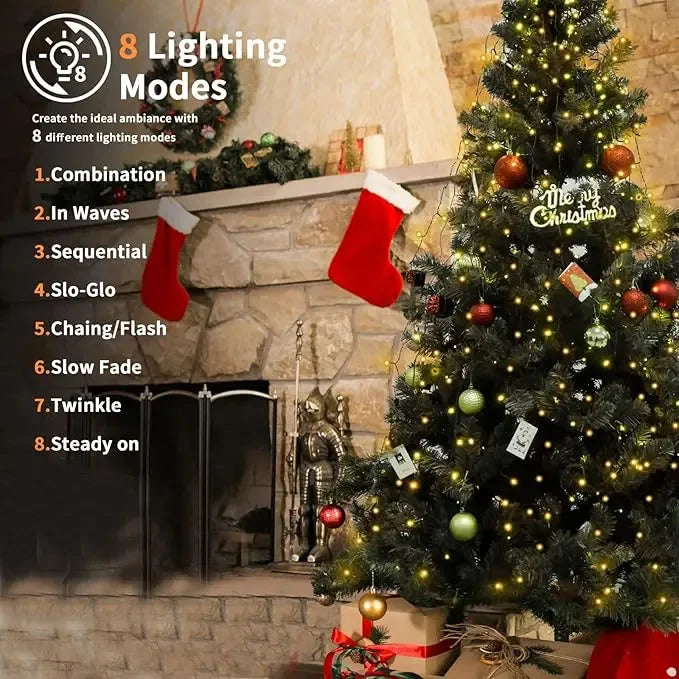 TwinkleFall™ Waterproof Holiday Light Ring