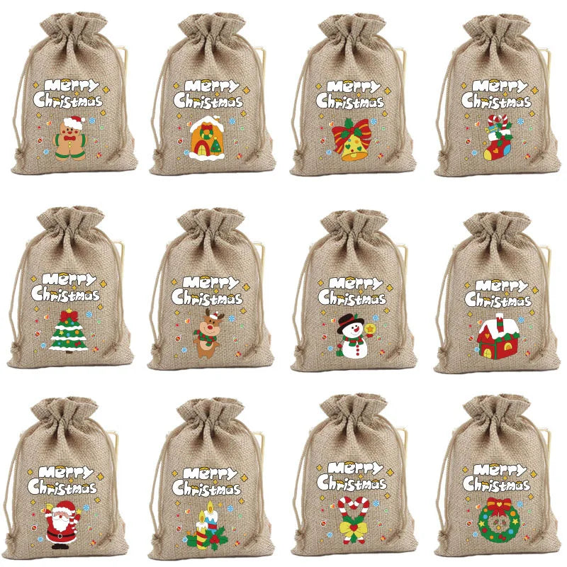 MerryPouch™: Festive Drawstring Bags for Quick, Stylish Gifting 🎄