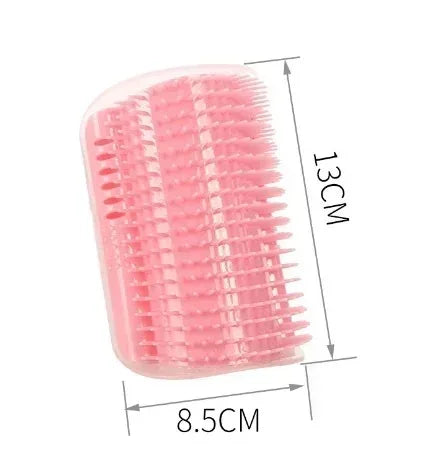Cat Corner Massage & Self-Grooming Brush (+FREE Cat Nip)
