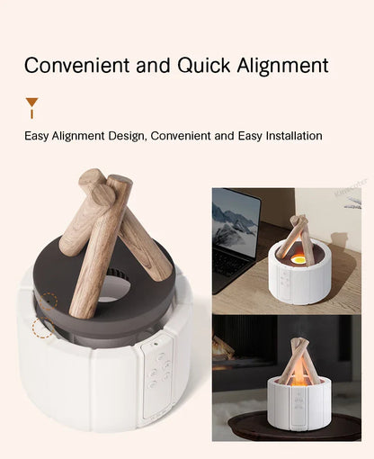 Ember Glow Aroma Diffuser and Humidifier