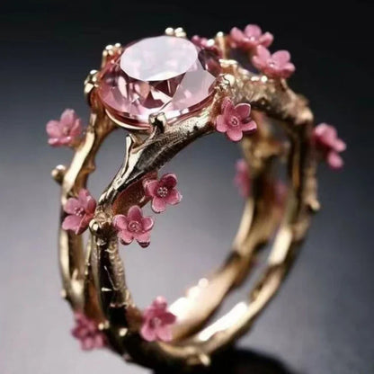 Fashion Flower Butterfly Ring