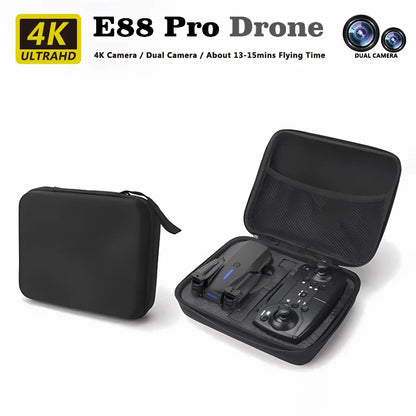 Folding Drone with Dual 4K HD Cameras | FPV Live Video Quadcopter with Altitude Hold