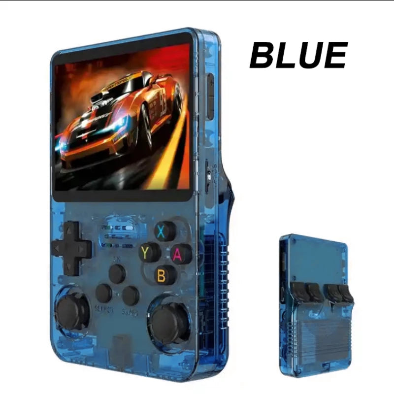 128G R36S Retro Handheld Video Game Console Linux System 3.5 Inch IPS Screen R35S Pro Portable Pocket Video Player 64GB Games