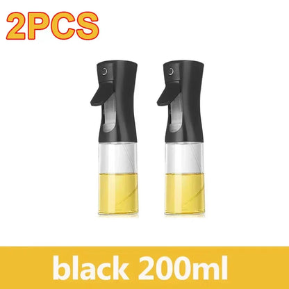 Woobrice Oil Spray Bottle 200/300/500ml - Eco-Friendly Cooking Sprayer for BBQ Baking Kitchen