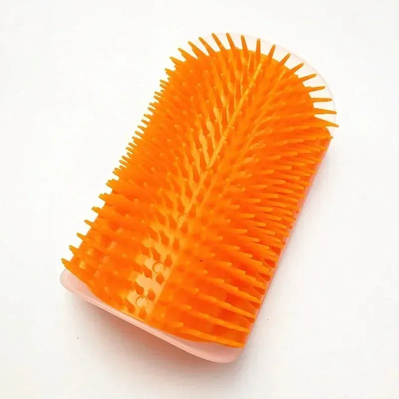 Cat Corner Massage & Self-Grooming Brush (+FREE Cat Nip)