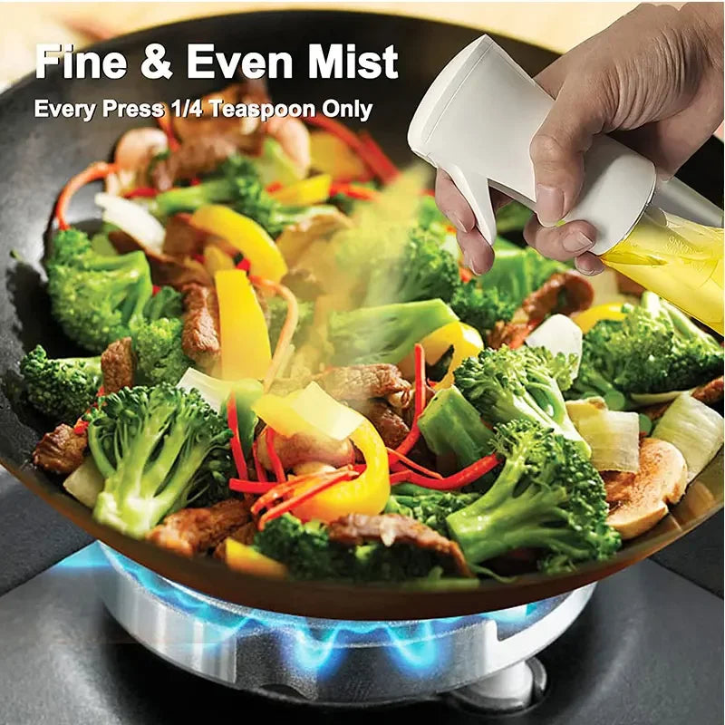 Woobrice Oil Spray Bottle 200/300/500ml - Eco-Friendly Cooking Sprayer for BBQ Baking Kitchen