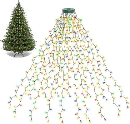 TwinkleFall™ Waterproof Holiday Light Ring
