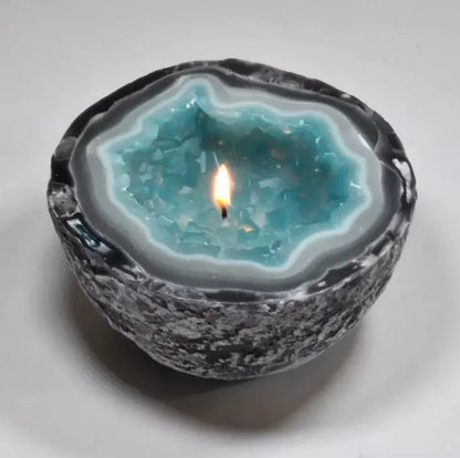 AuraGlow™ Crystal Healing Candle 🔮✨
