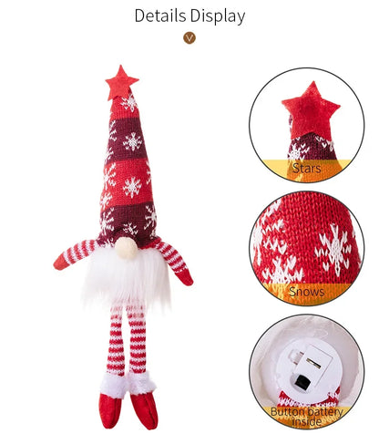 🎄 Christmas Faceless Doll Gnome Ornaments