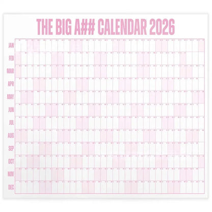 FocusFlow™ 2026 Year-at-a-Glance Planner 🖊️📅