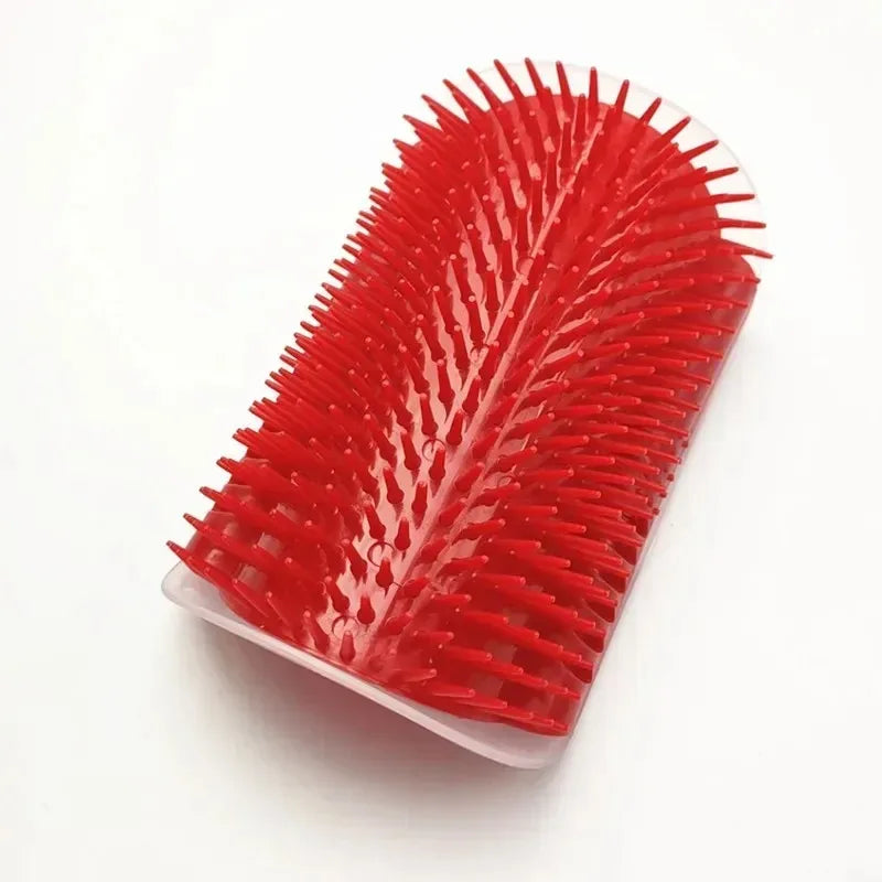 Cat Corner Massage & Self-Grooming Brush (+FREE Cat Nip)