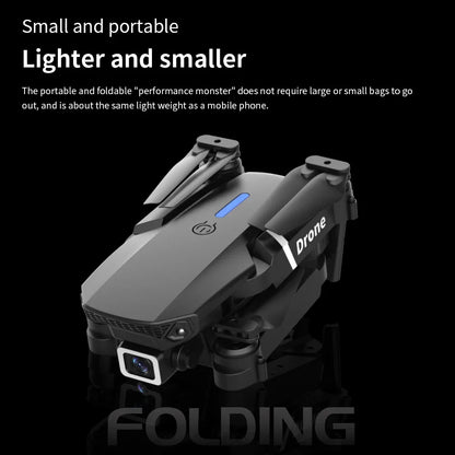 Folding Drone with Dual 4K HD Cameras | FPV Live Video Quadcopter with Altitude Hold