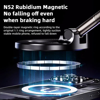 Magnetic Phone Holder｜Three-axis Rotation For Free Adjustment｜A Convenient Choice For Multiple Scenarios.