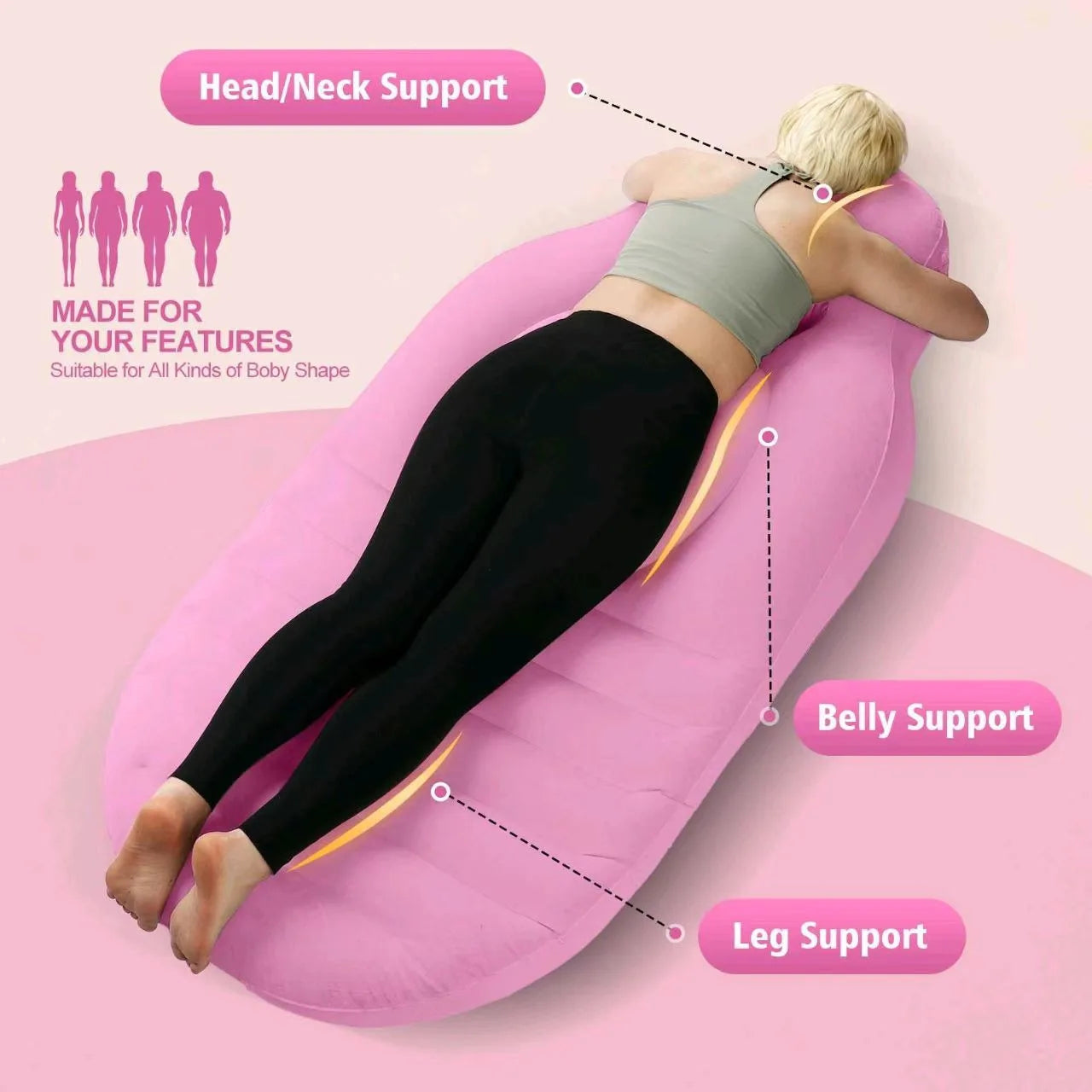 Blissful Rest Inflatable Pillow